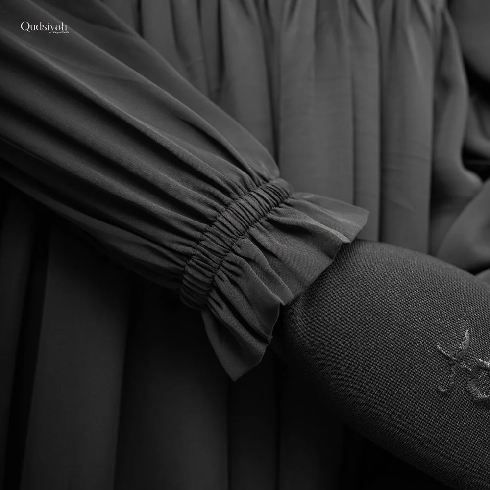 Ballerina Tuscan Red Premium Abaya - Image 4