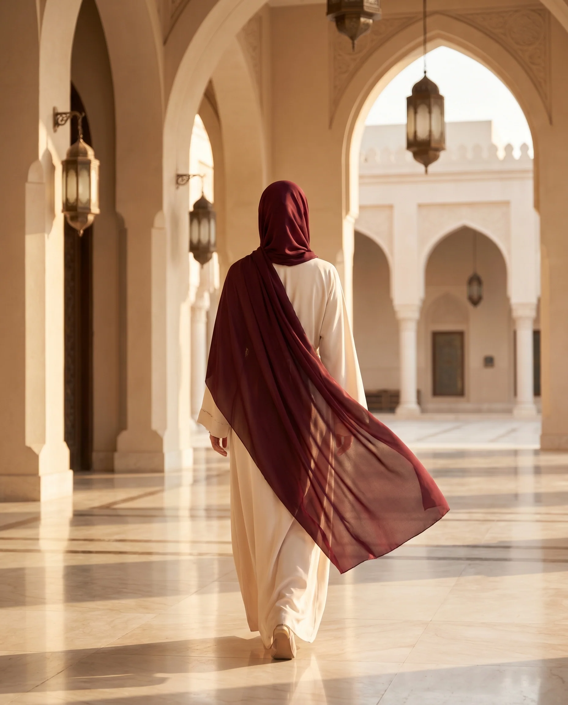 Cherry Hijab Dark Wine (CDW) - Image 4