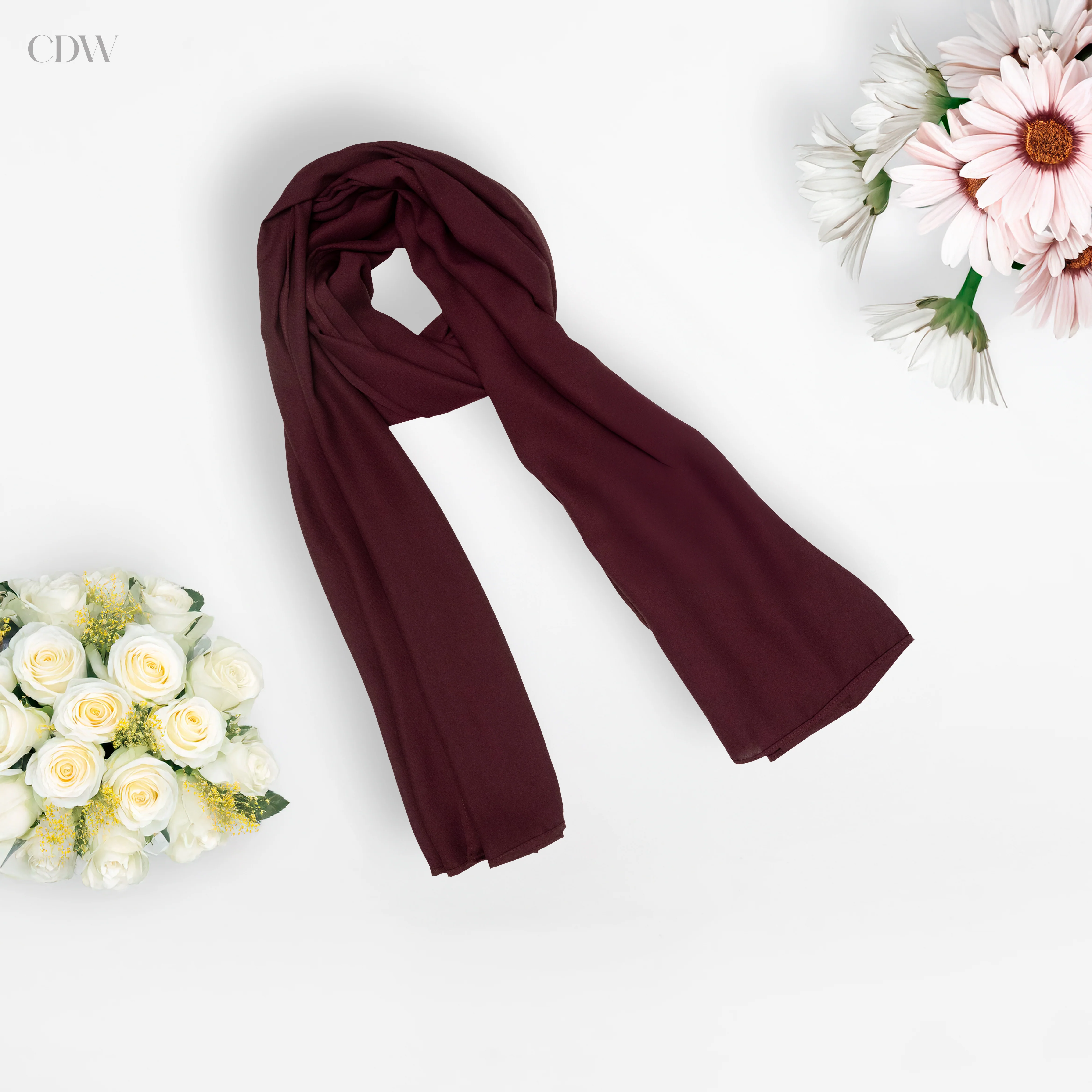 Cherry Hijab Dark Wine (CDW) - Image 6
