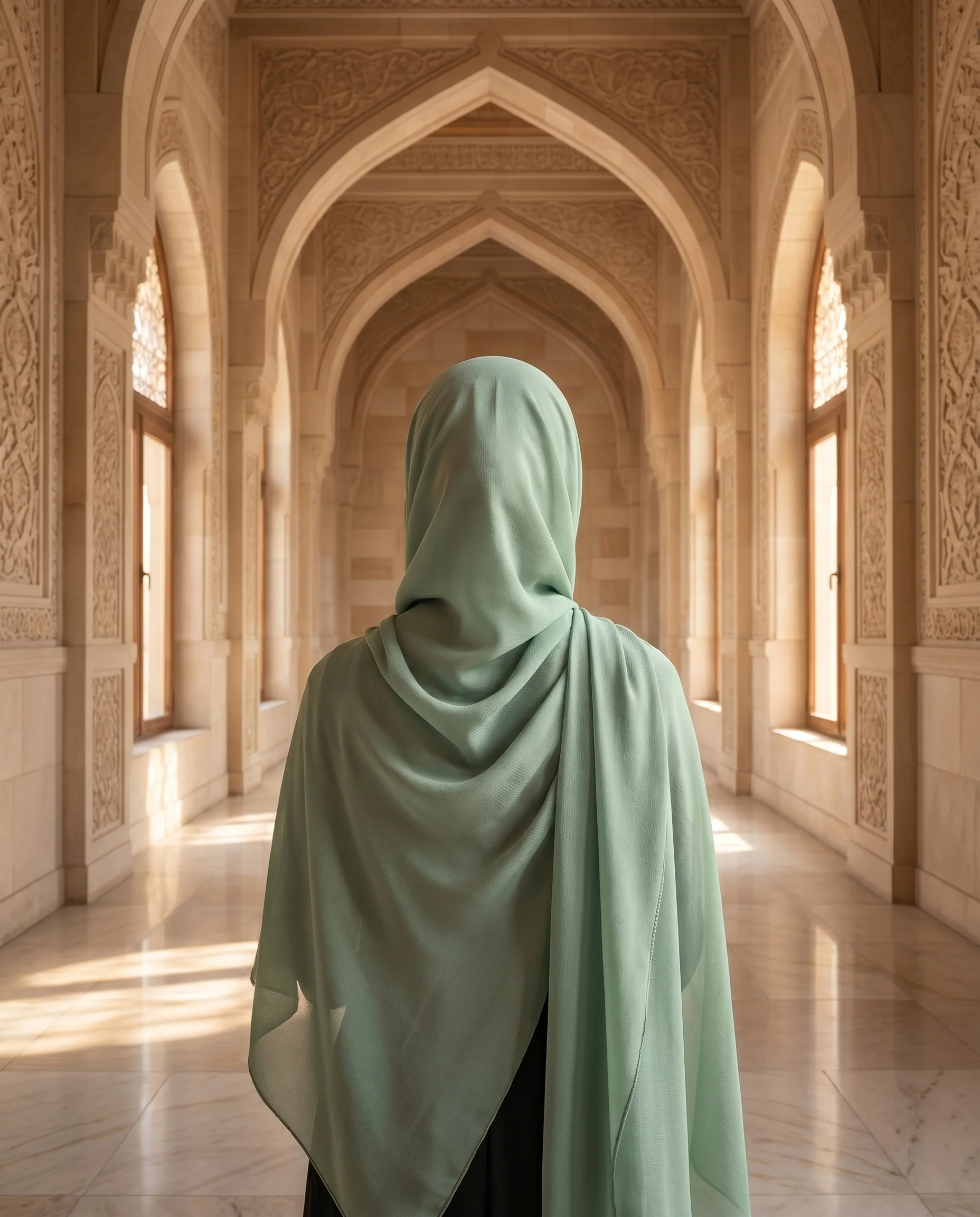 Cherry Hijab Mint Green (CMG) - Image 5