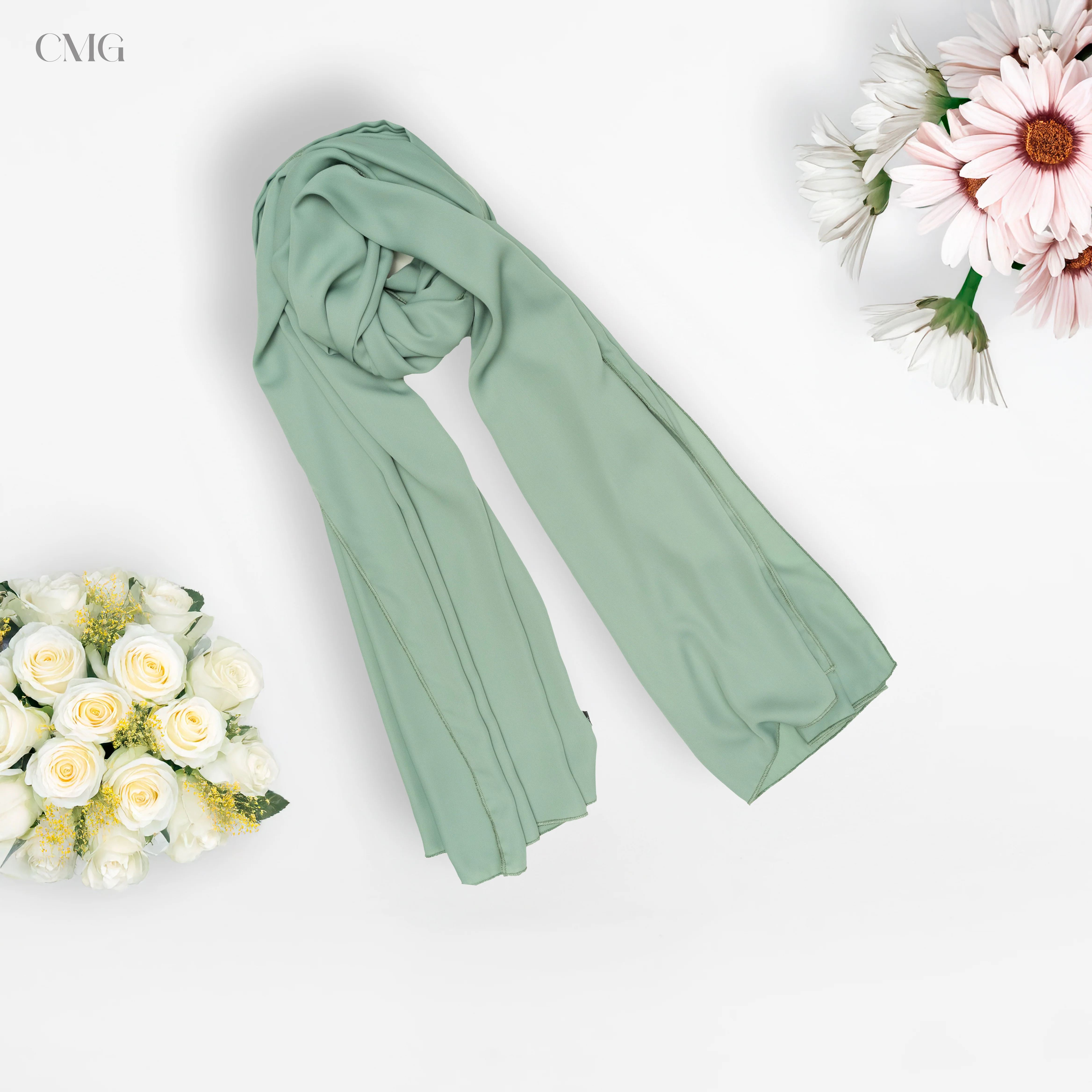 Cherry Hijab Mint Green (CMG) - Image 6