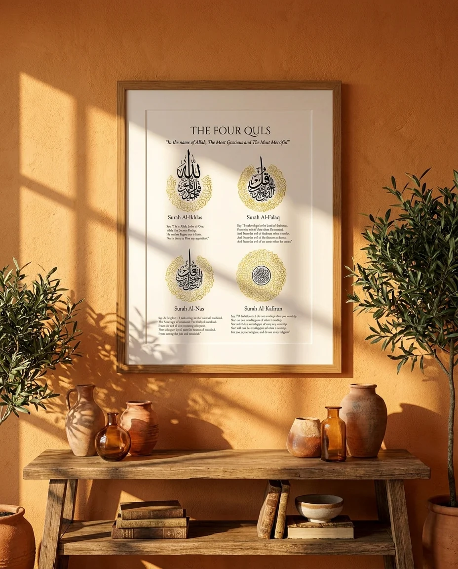Four Quls Calligraphy Frame - Image 6