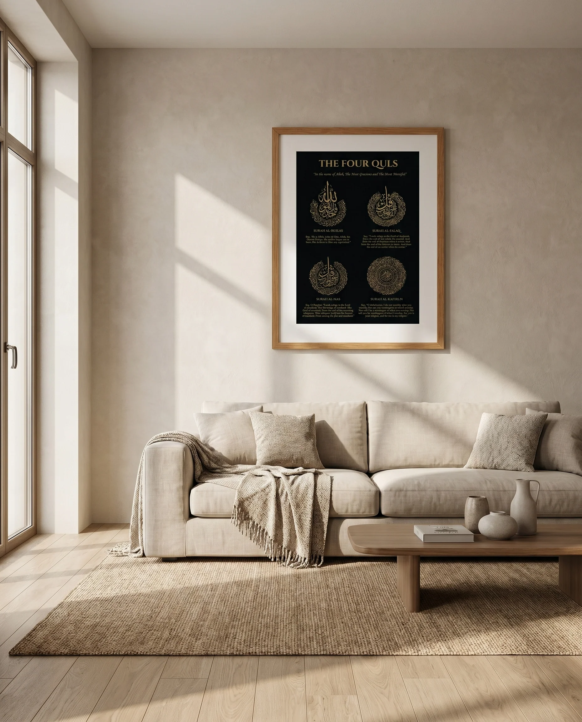 Four Quls Gold Foiled Wooden Frame - Image 11