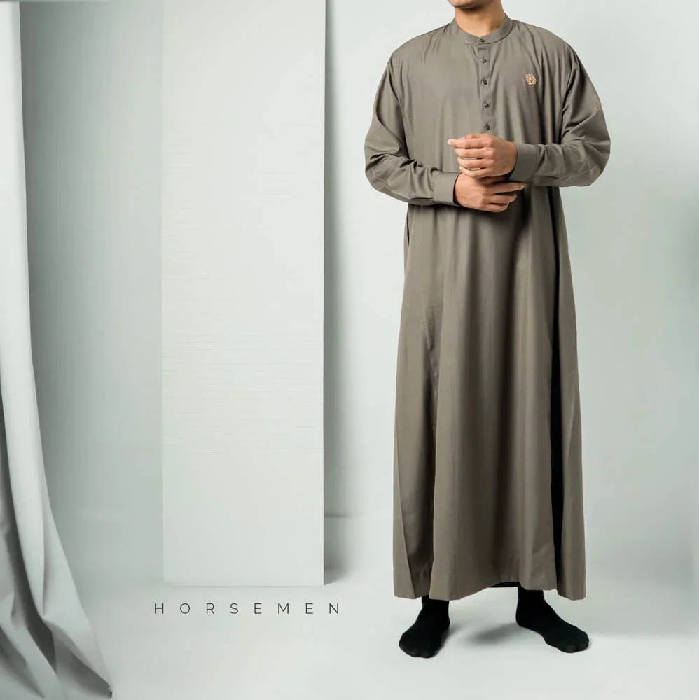 Horsemen Thobe-Chamomile Brown - Image 4