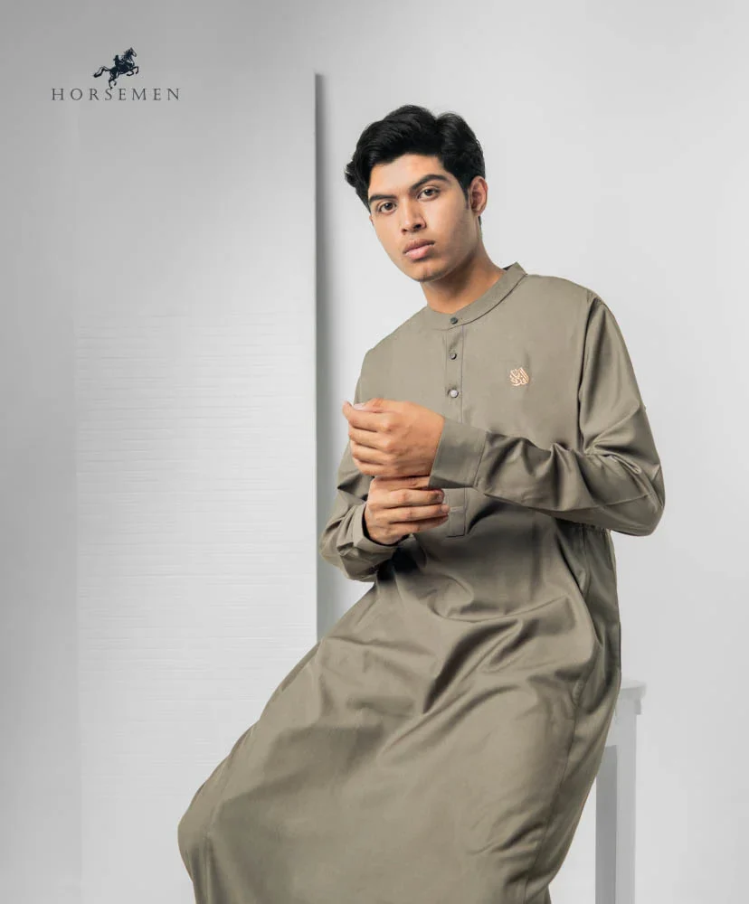Horsemen Thobe-Chamomile Brown - Image 5