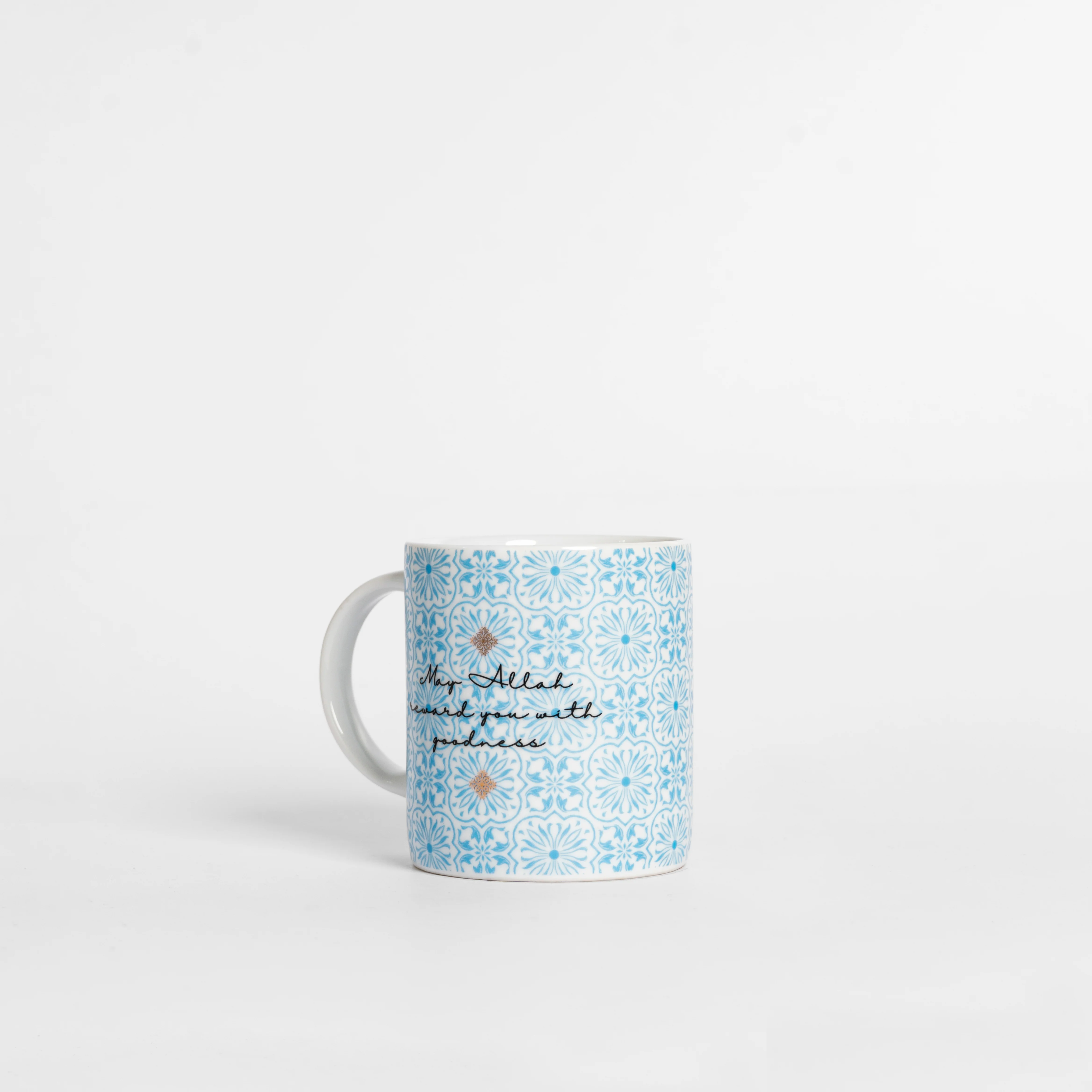 Jazakallah khairan Blue Calligraphy Mug - Image 6