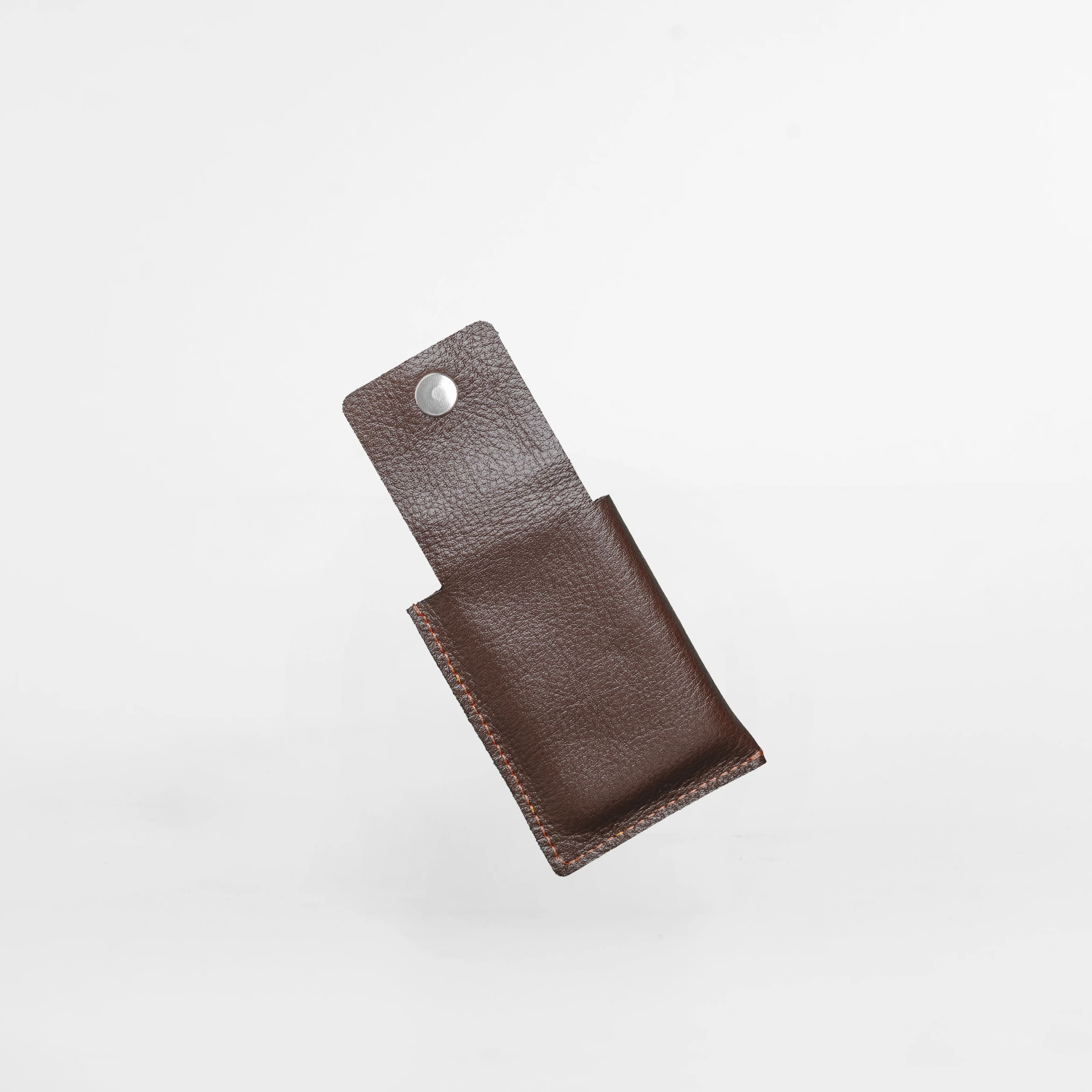 Leather Cover for Attar Bottle - Brown - Image 5
