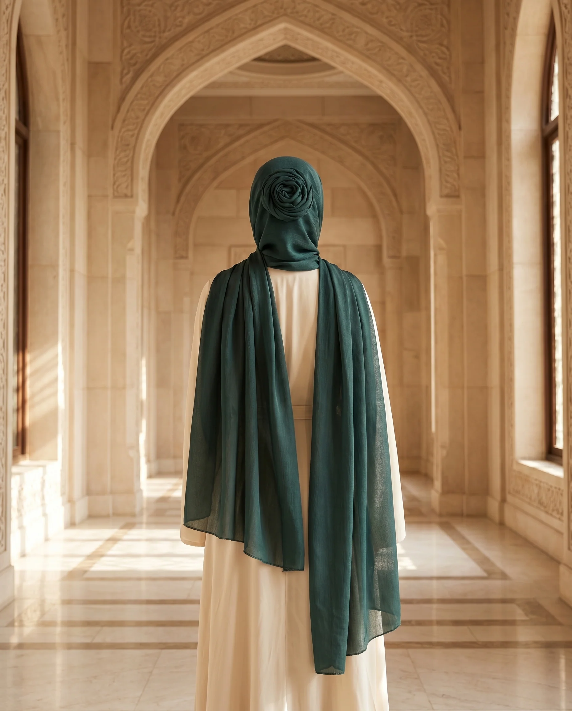 Pashmina Hijab Emerald Green (PEG) - Image 4