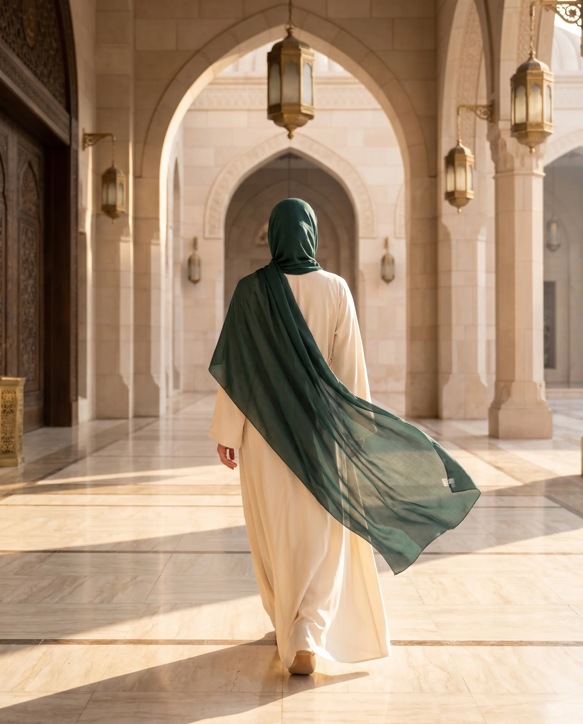 Pashmina Hijab Emerald Green (PEG) - Image 5