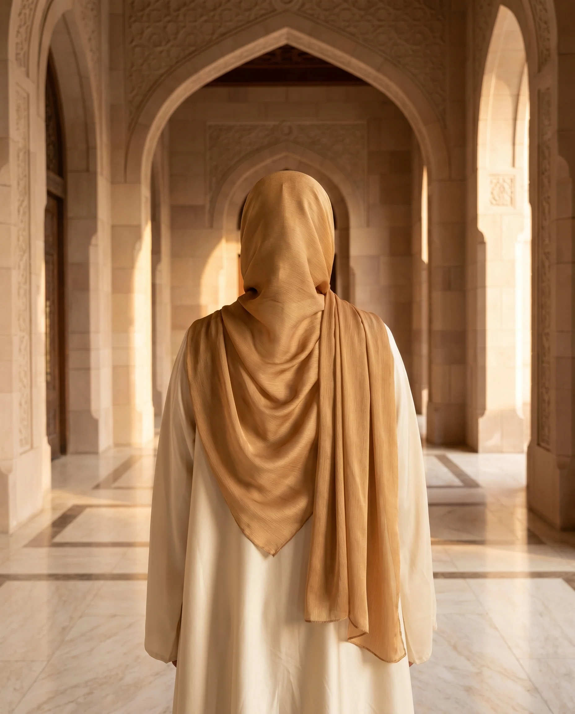 Pashmina Hijab Metallic Golden (PMG) - Image 3