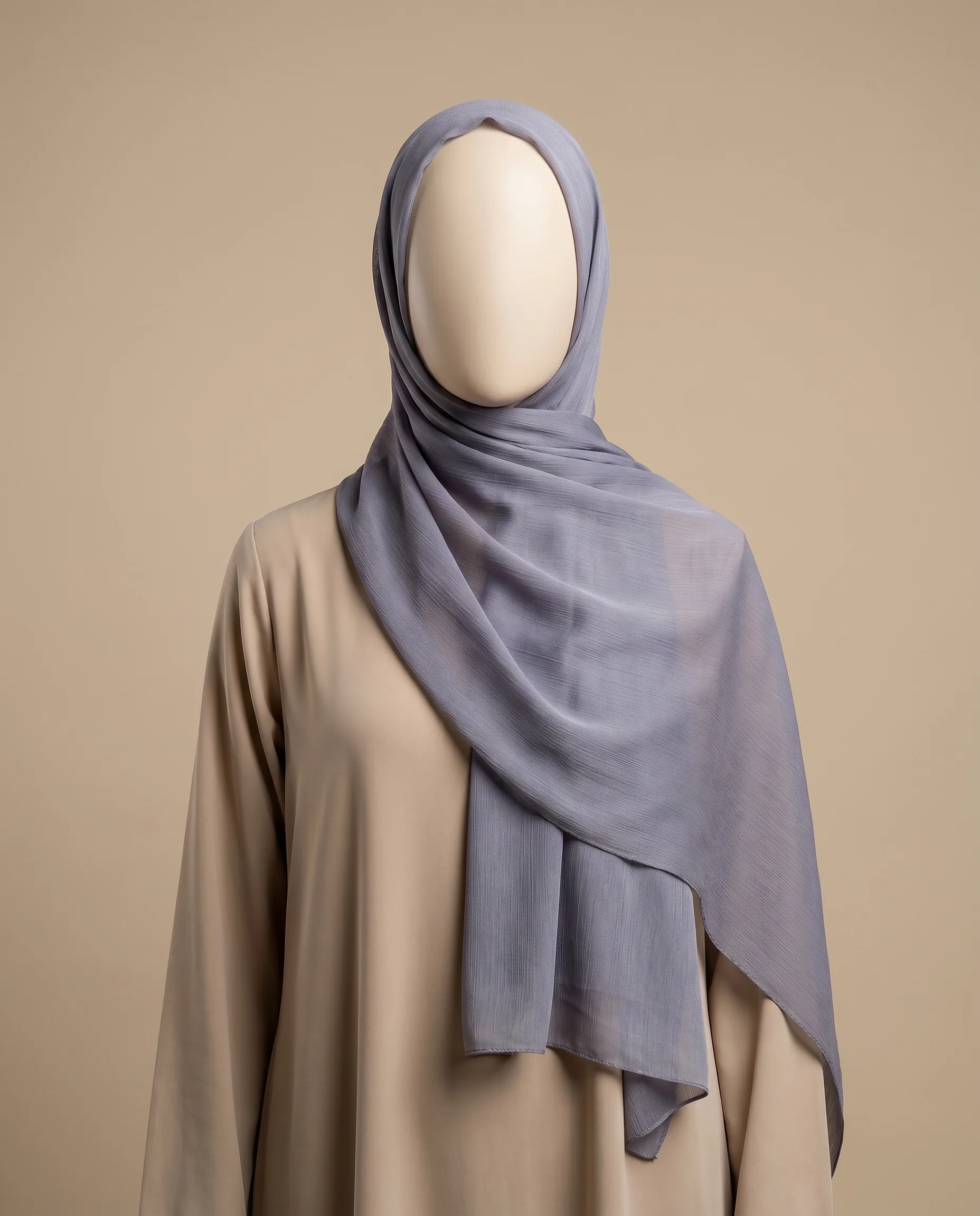Pashmina Hijab Slate Gray (PSG) - Image 4