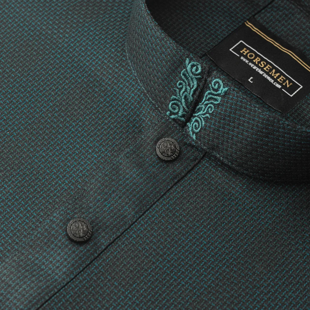 Platinum Panjabi | Teal Blue - Image 4