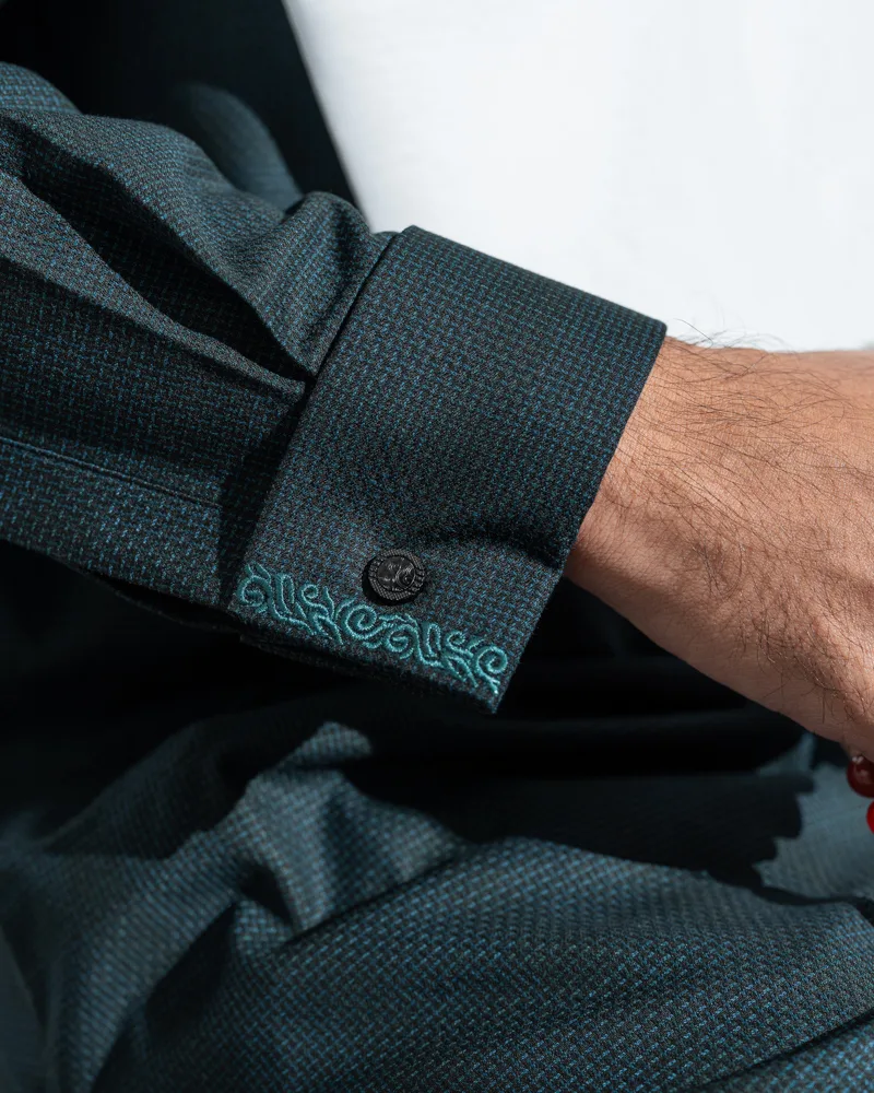 Platinum Panjabi | Teal Blue - Image 6