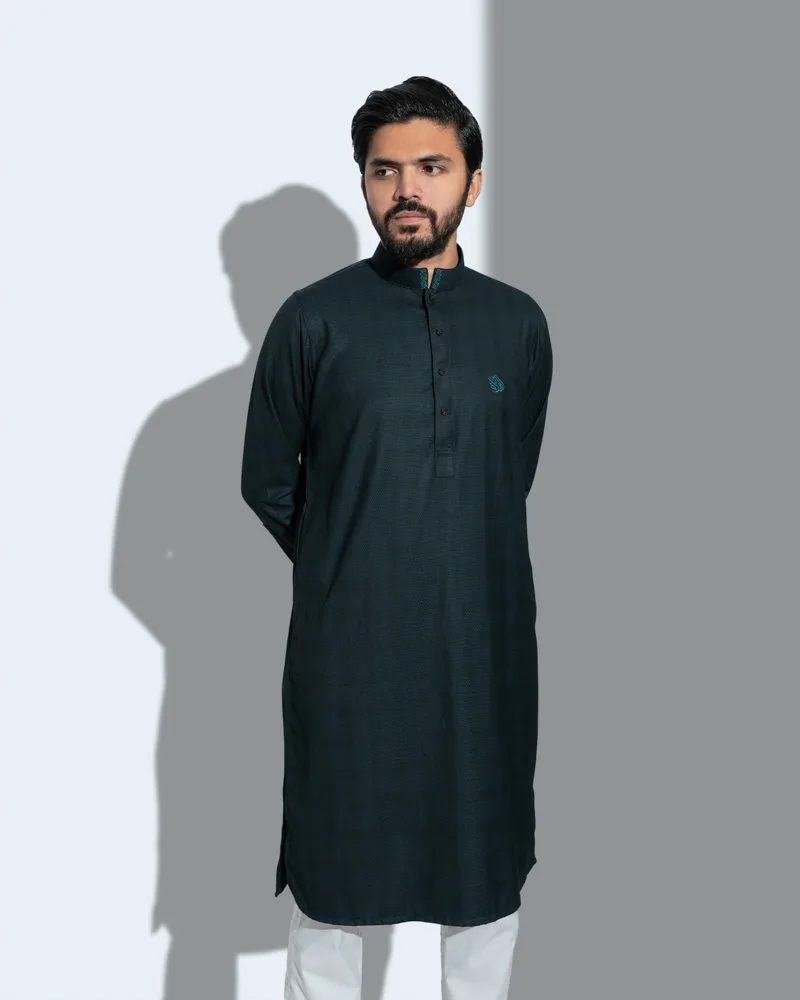 Platinum Panjabi | Teal Blue - Image 7