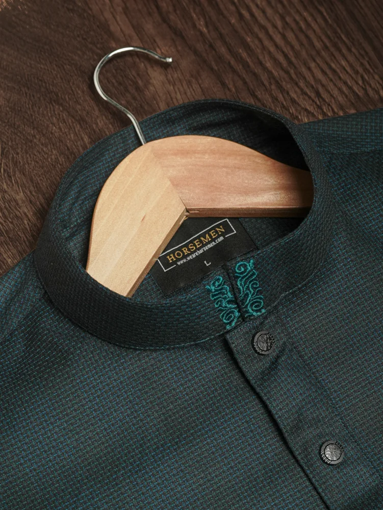 Platinum Panjabi | Teal Blue - Image 8