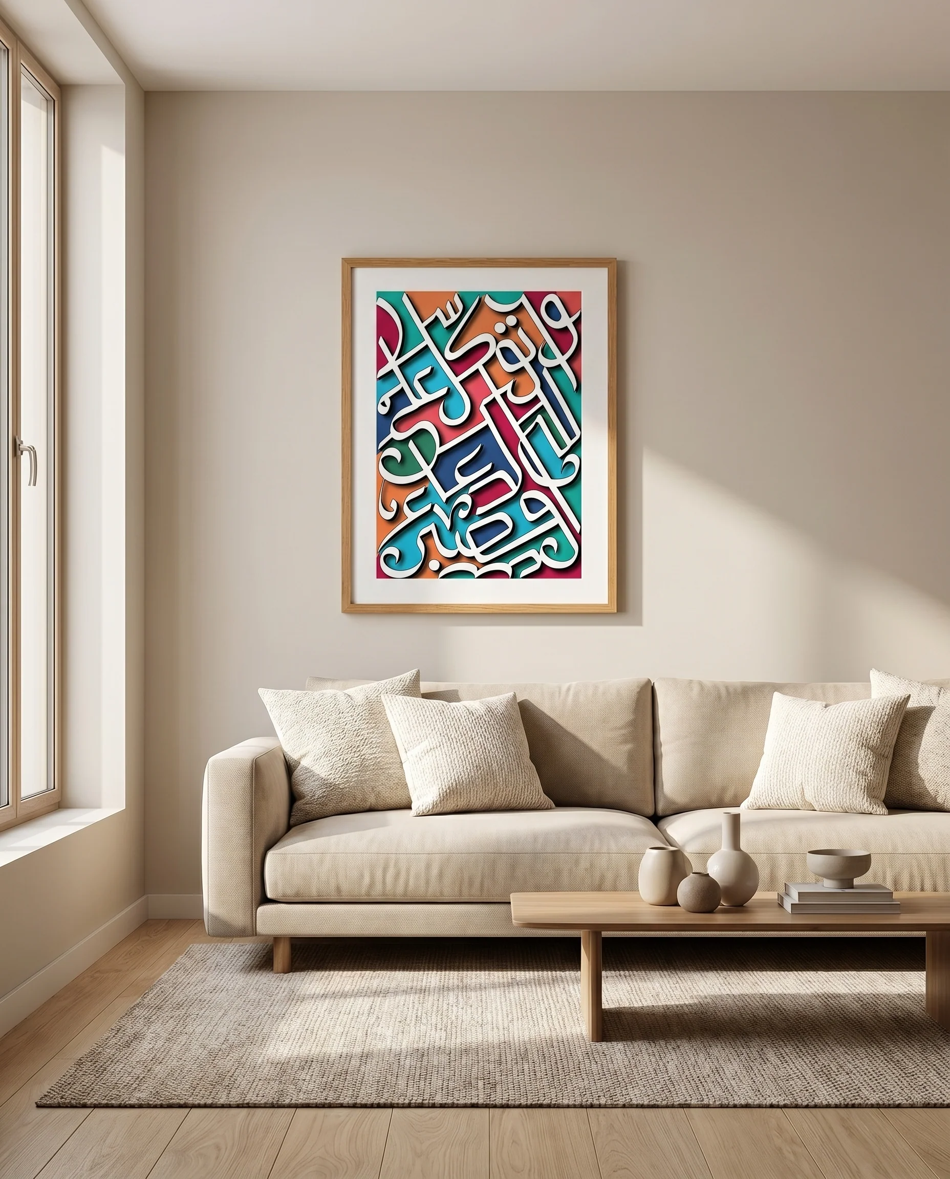 Tawakkul Dua Sabr Calligraphy Frame - Image 2