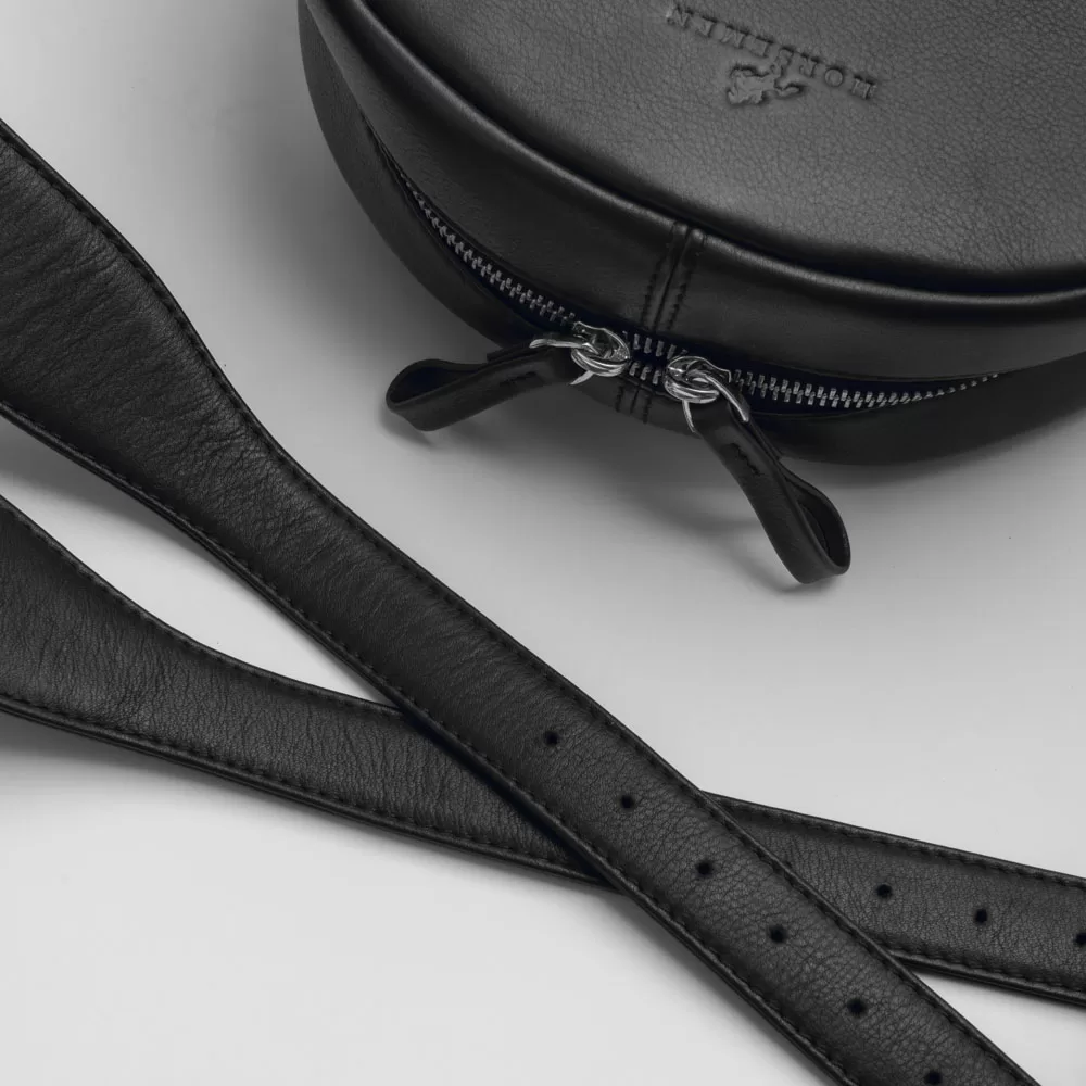 Zephyr - Black Leather Backpack Bag - Image 6